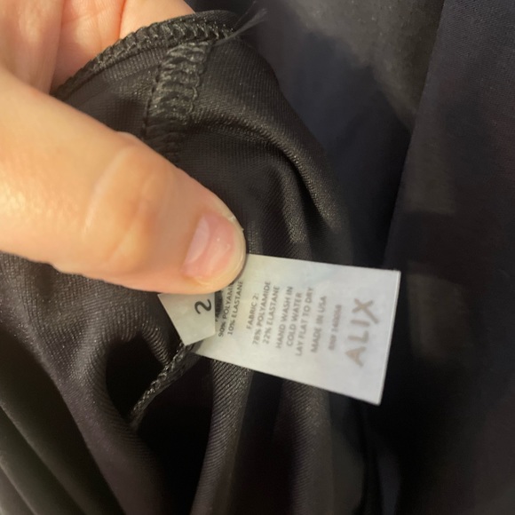 Alix NYC Shiloh Dress Black cutout back - Picture 11 of 11